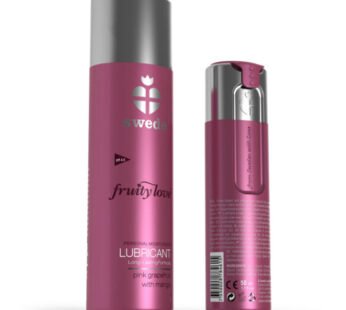 LUBRIFICANTE SUECO FRUITY LOVE ROSA TORANJA COM MANGA 100 ML