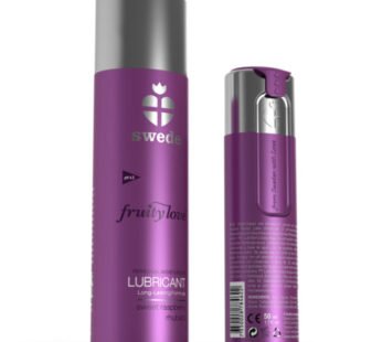 LUBRIFICANTE SUECO FRUITY LOVE FRAMBOESA RUBARBO 100 ML