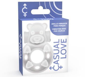 CASUAL LOVE 26 ANEL DE VIBRADOR DE COELHO TRANSPARENTE