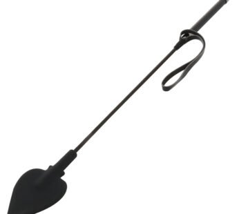 DARKNESS RIDING CROP BLACK SILICONE