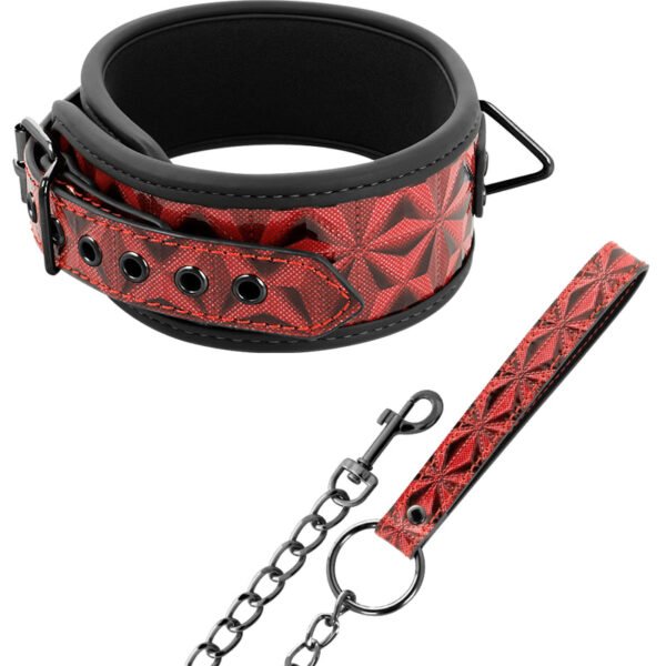 BEGME RED EDITION COLLAR CUERO VEGANO