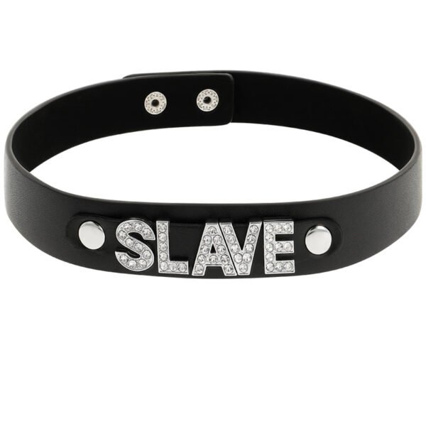 COQUETTE CHIC DESIRE CHOKER CUERO VEGANO SLAVE