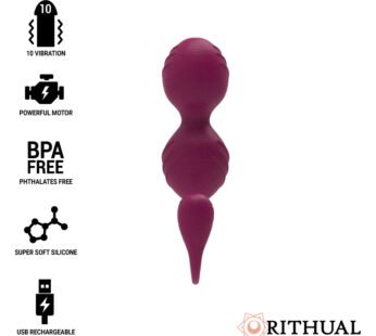 RITHUAL NISHA BOLAS KEGEL RECARGABLES VIBRADORAS ORQUIDEA