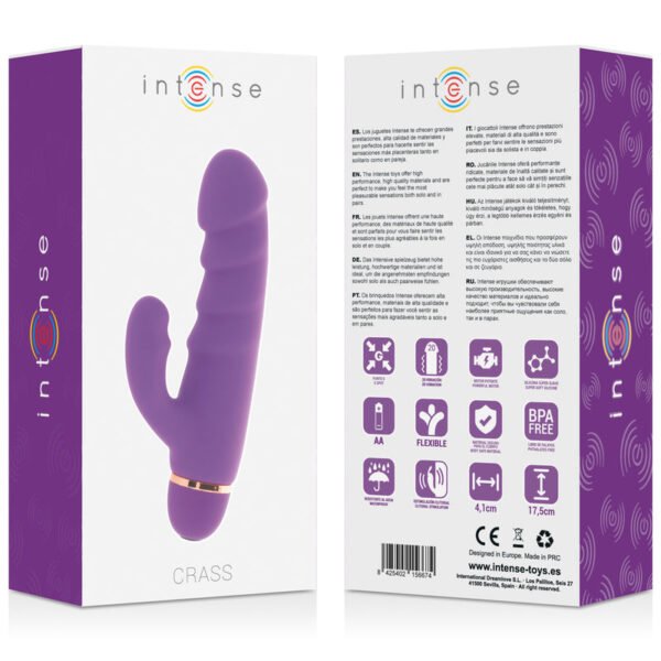 INTENSE CRASS 20 SPEEDS SILICONE LILA