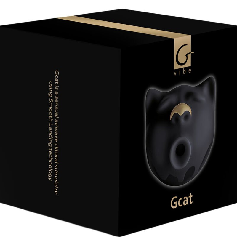 G-VIBE - GCAT MYSTIC ONDAS ESTIMULANTES DO CLITÓRIS PRETO