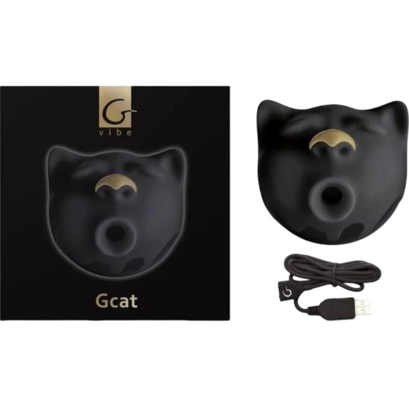 G-VIBE - GCAT MYSTIC ONDAS ESTIMULANTES DO CLITÓRIS PRETO
