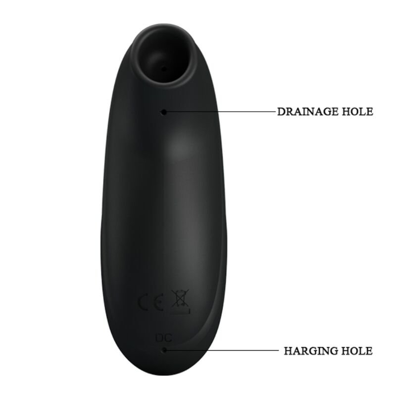 PRETTY LOVE - ONDAS ESTIMULANTES - MASSAGEADOR RECARREGÁVEL DE LUXO PRETO