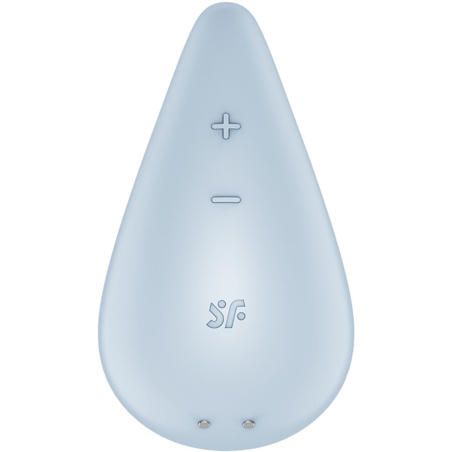 SATISFYER - VIBRADOR DEW GOTA LAY-ON AZUL