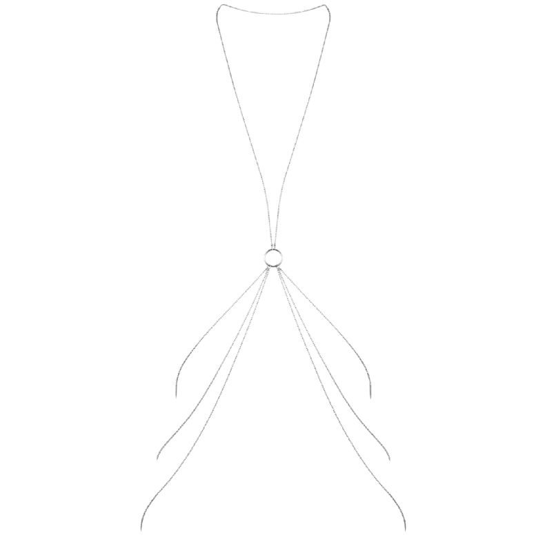 BIJOUX - MAGNIFIQUE CORRENTES DE METAL PARA O CORPO 8 PRATA
